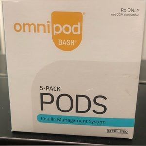 Omnipod Dash (1 box included) New and Sealed 5 pods each EXP 12/23